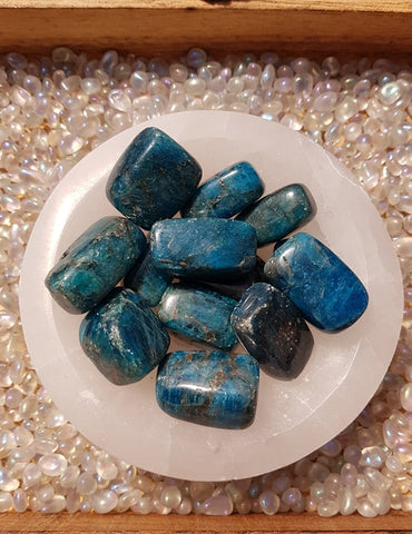 Blue Apatite Tumble