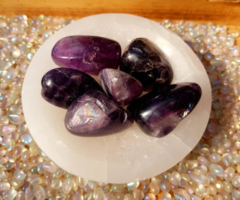 Purple Fluorite Tumble