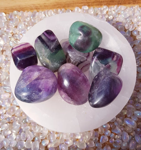 Rainbow Fluorite Tumble