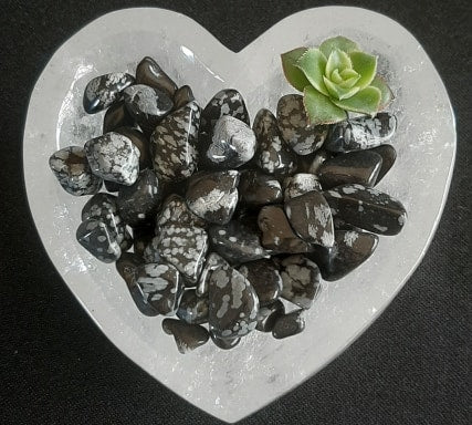 Snowflake Obsidian Chips