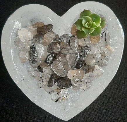 Black Rutilated Quartz Chips